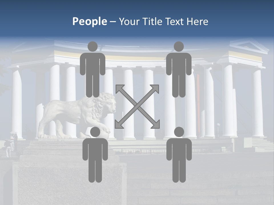 Odessa Collonnade Ladder PowerPoint Template