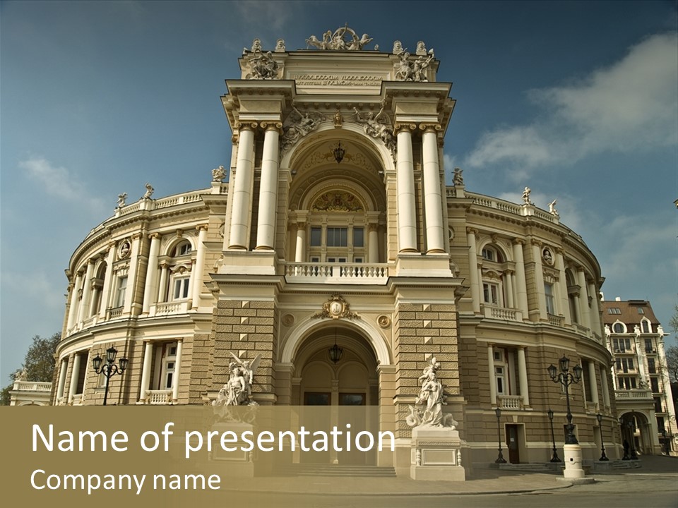 Old Beautiful Opera PowerPoint Template