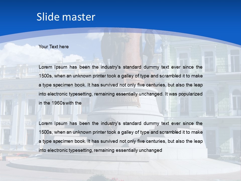 Green Sky Granite PowerPoint Template