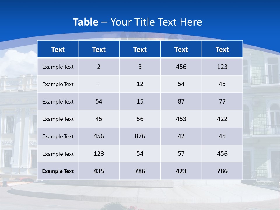 Green Sky Granite PowerPoint Template