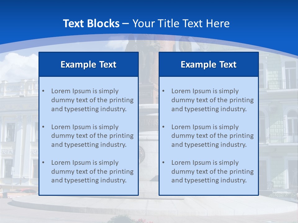 Green Sky Granite PowerPoint Template