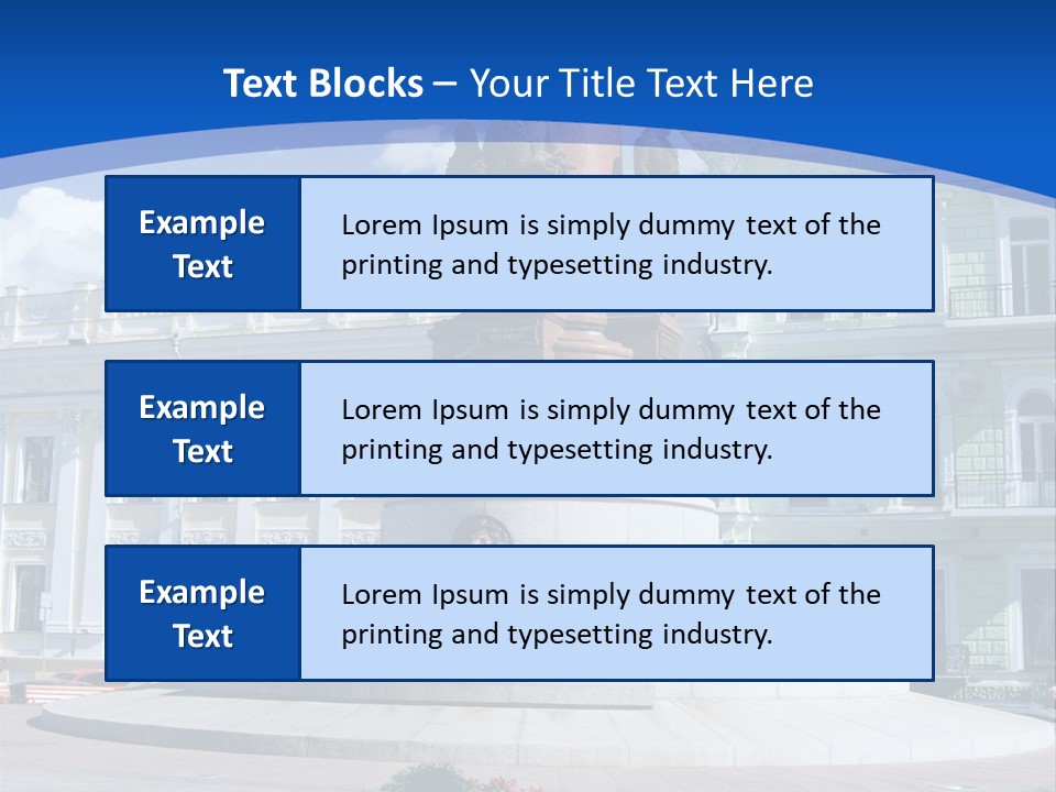 Green Sky Granite PowerPoint Template
