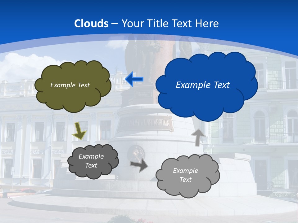 Green Sky Granite PowerPoint Template