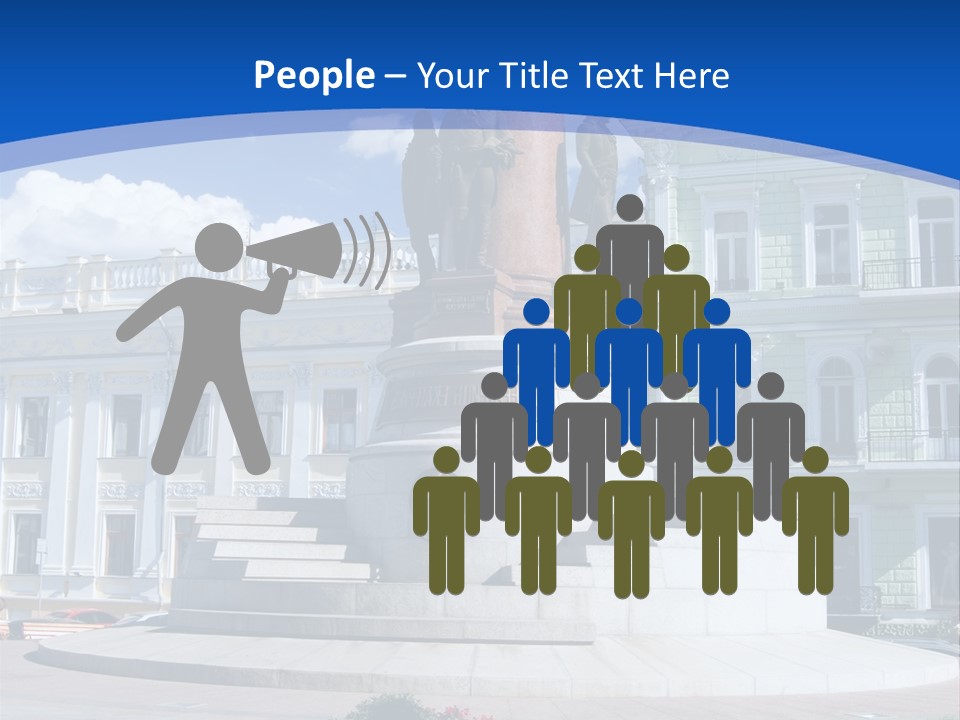 Green Sky Granite PowerPoint Template