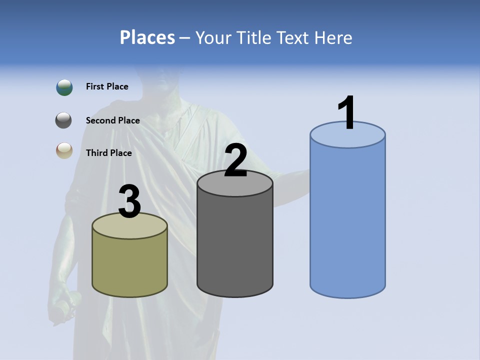 Landscape Memorial Tombstone PowerPoint Template