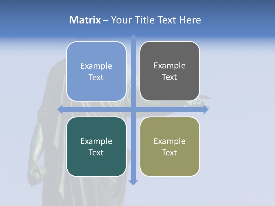 Landscape Memorial Tombstone PowerPoint Template