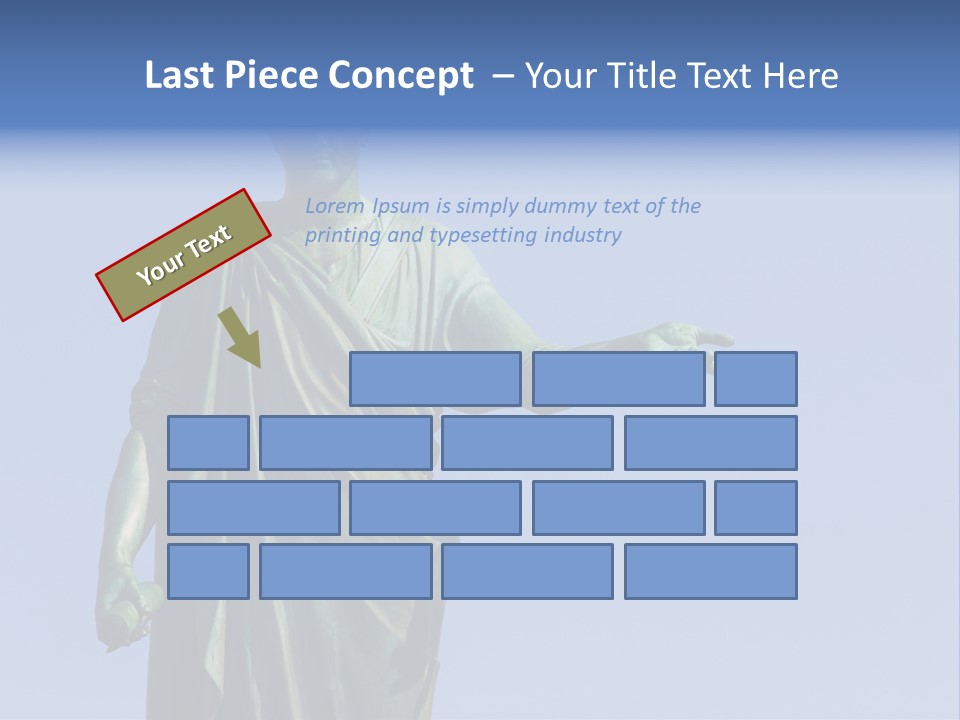 Landscape Memorial Tombstone PowerPoint Template
