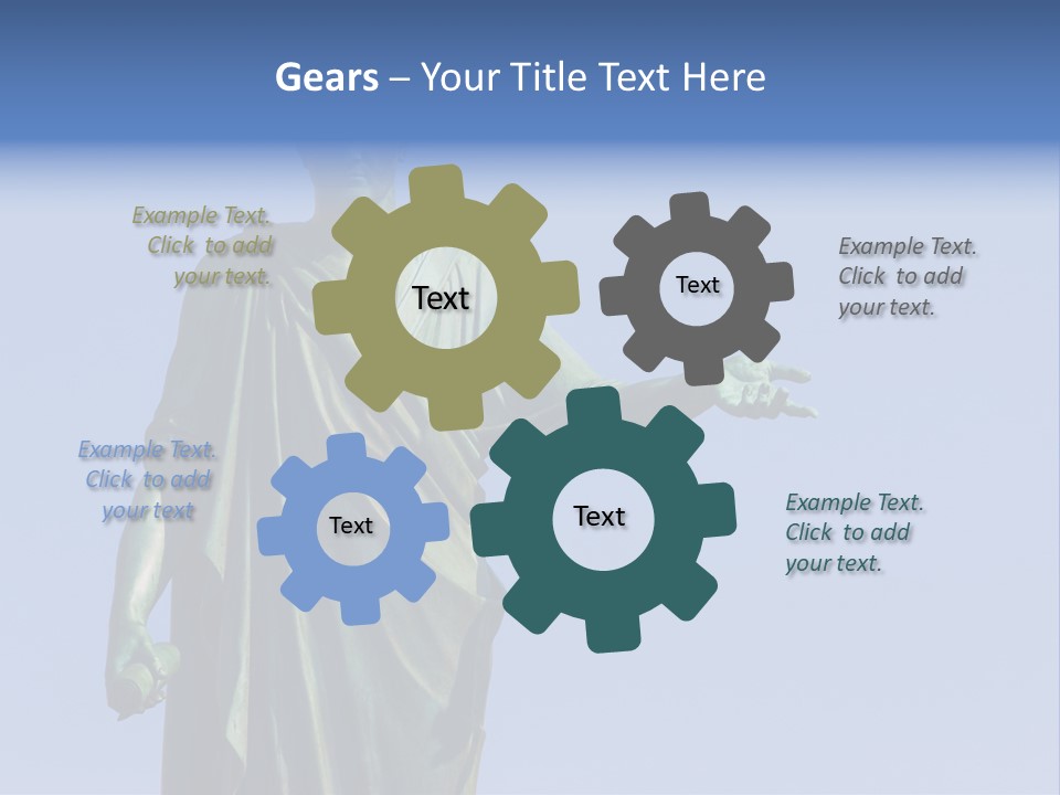 Landscape Memorial Tombstone PowerPoint Template