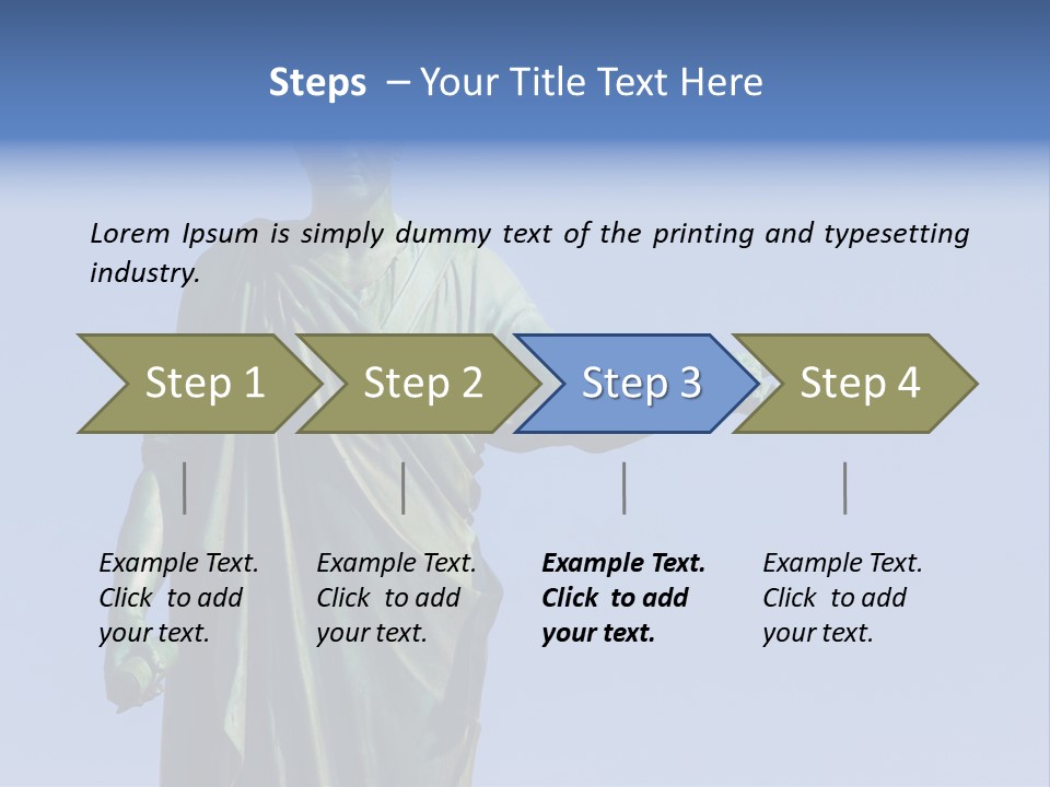Landscape Memorial Tombstone PowerPoint Template