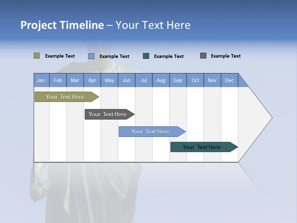 Landscape Memorial Tombstone PowerPoint Template