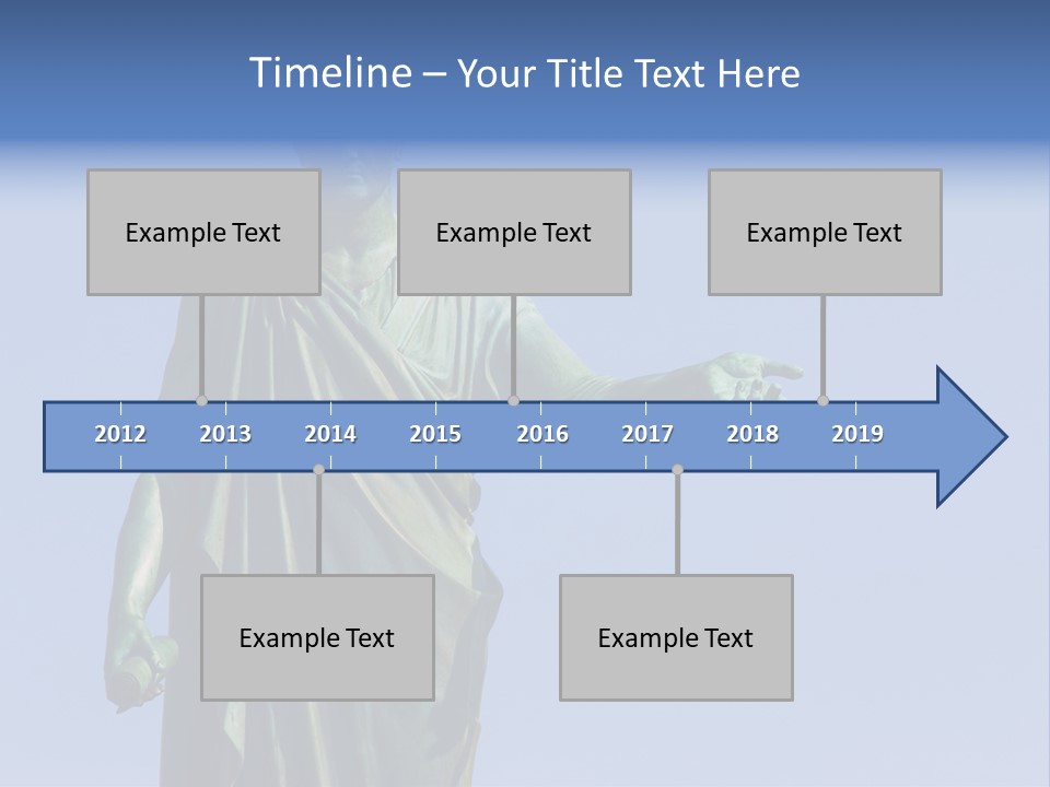 Landscape Memorial Tombstone PowerPoint Template