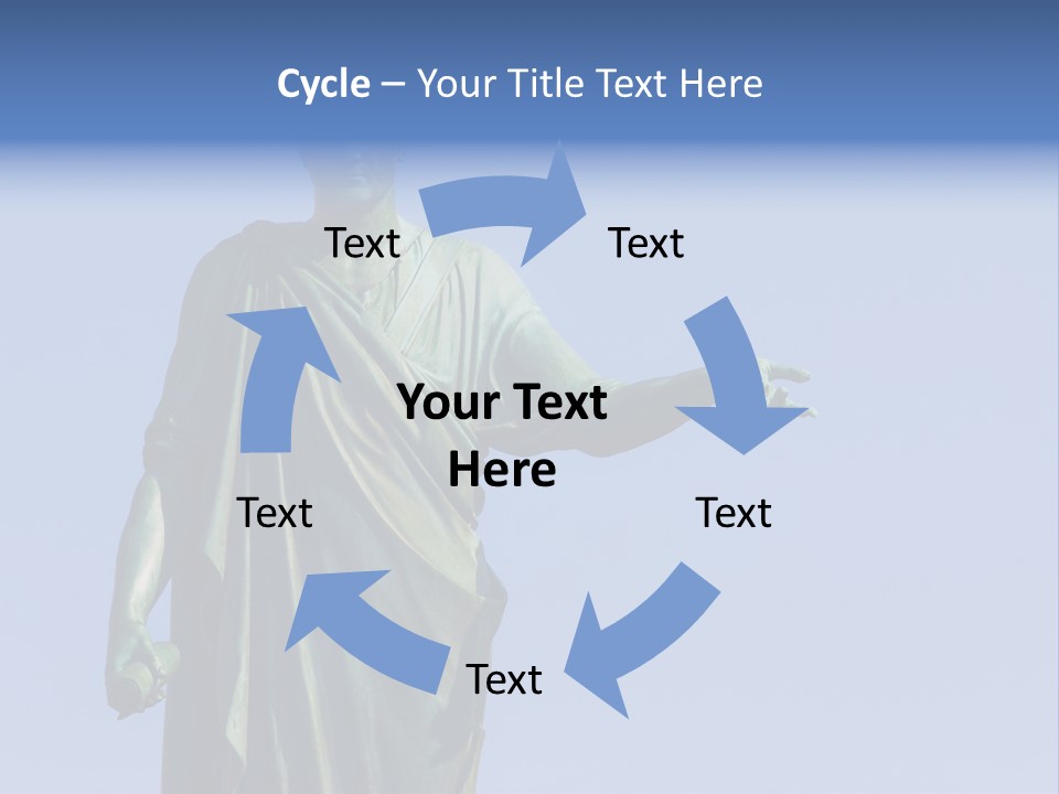 Landscape Memorial Tombstone PowerPoint Template