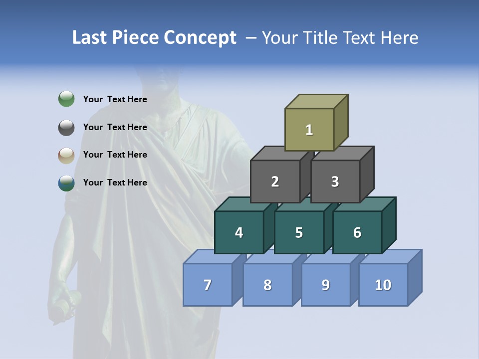 Landscape Memorial Tombstone PowerPoint Template