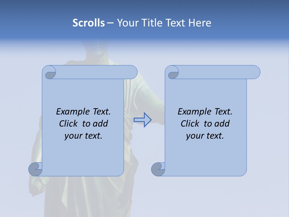 Landscape Memorial Tombstone PowerPoint Template