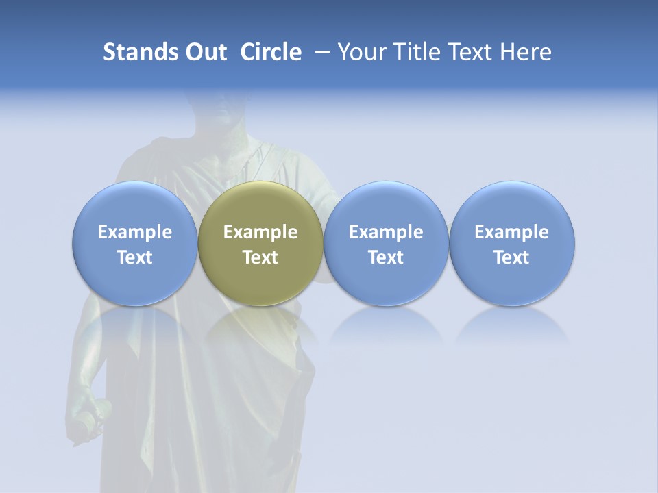 Landscape Memorial Tombstone PowerPoint Template