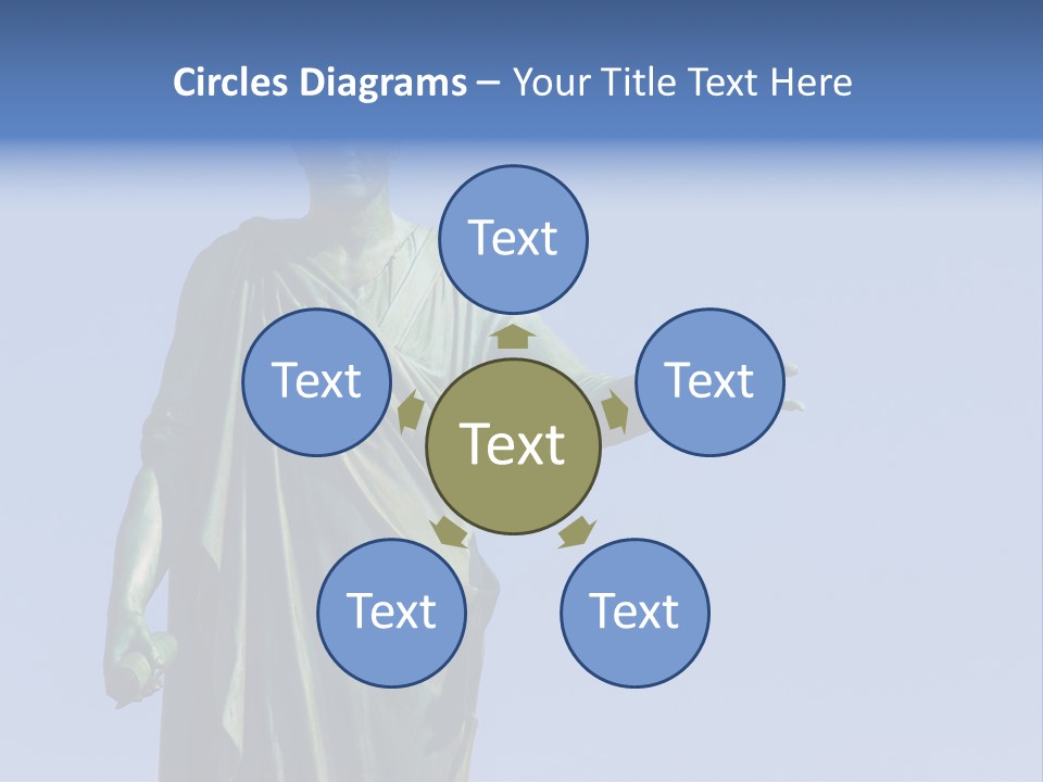 Landscape Memorial Tombstone PowerPoint Template