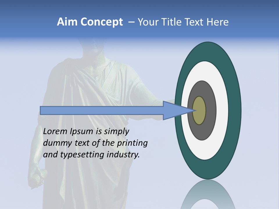 Landscape Memorial Tombstone PowerPoint Template