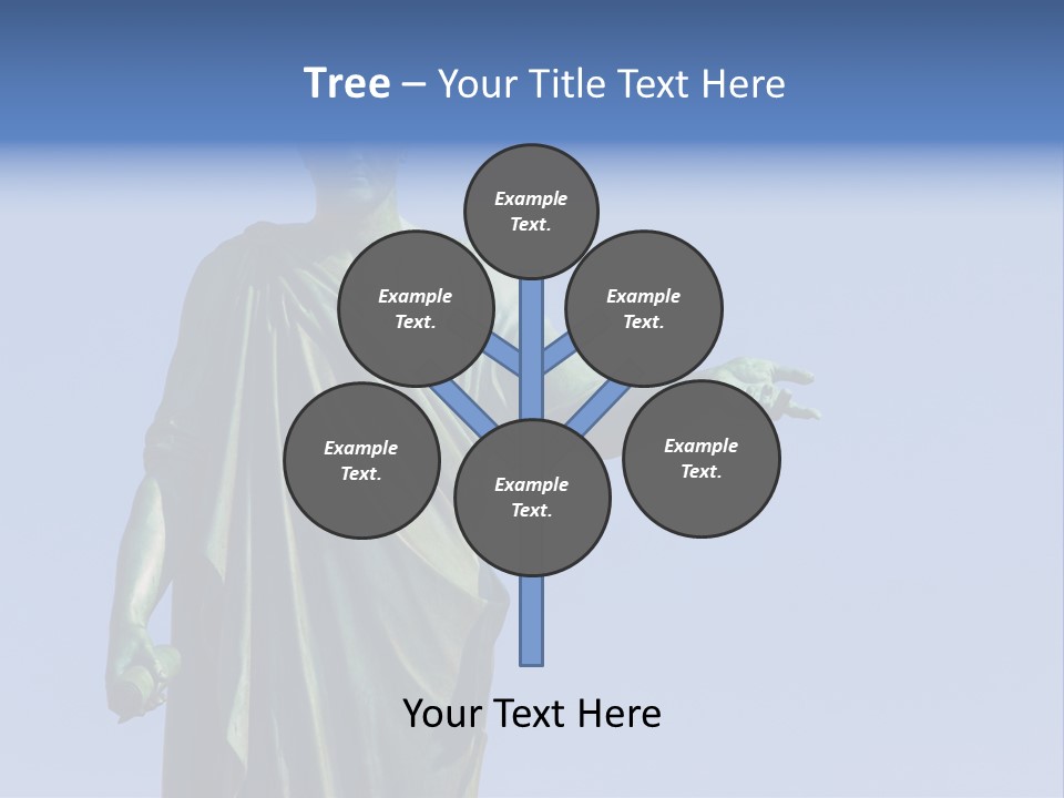 Landscape Memorial Tombstone PowerPoint Template