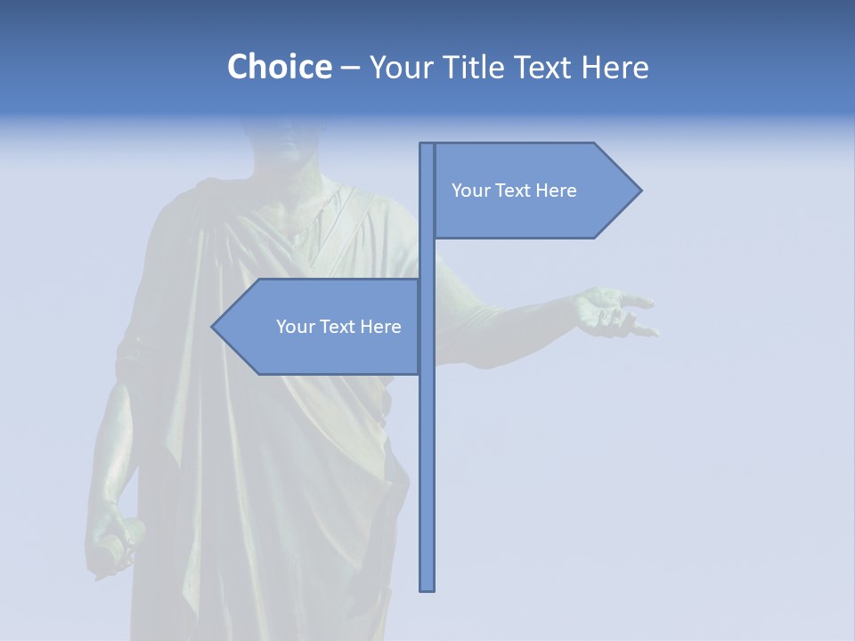 Landscape Memorial Tombstone PowerPoint Template