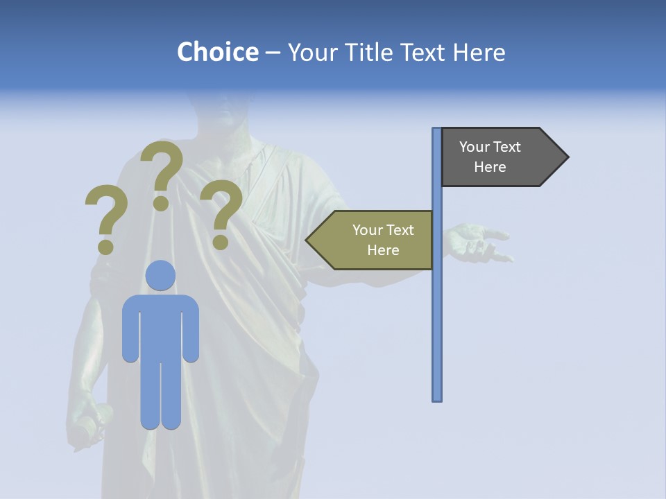 Landscape Memorial Tombstone PowerPoint Template