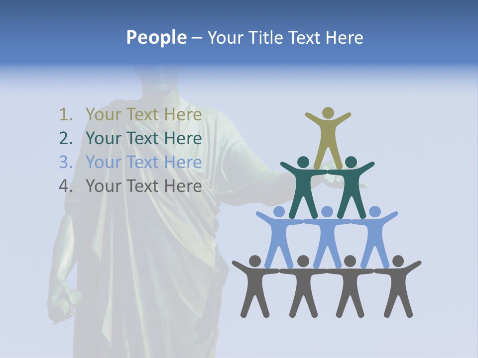 Landscape Memorial Tombstone PowerPoint Template