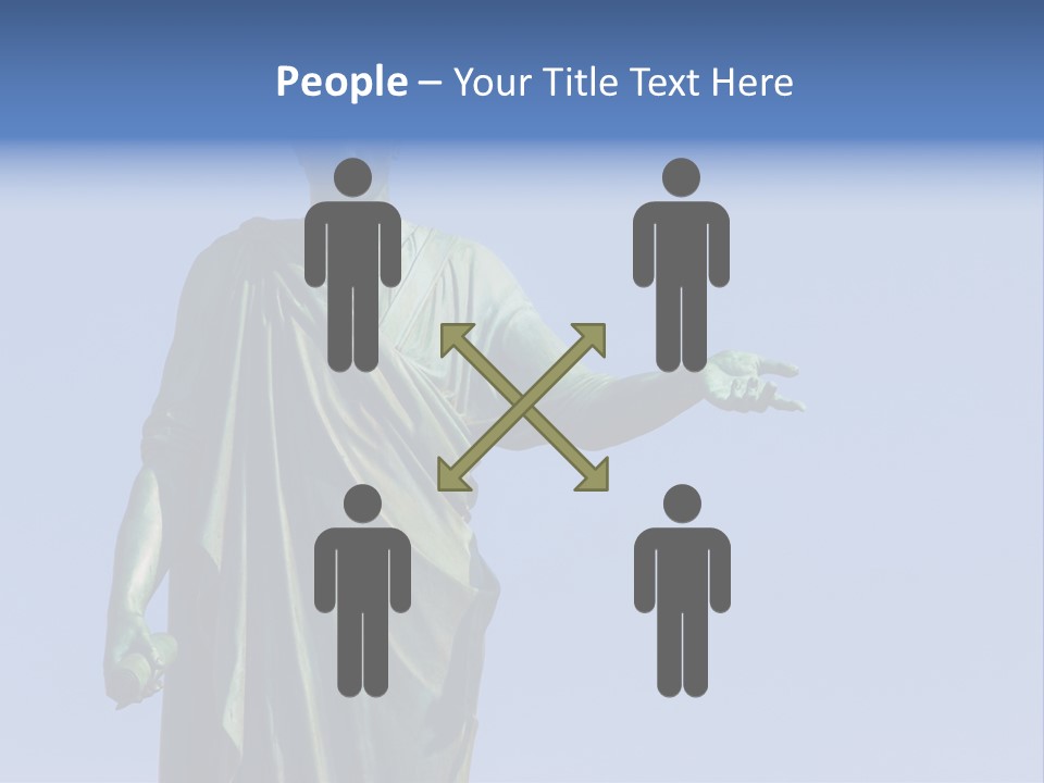 Landscape Memorial Tombstone PowerPoint Template