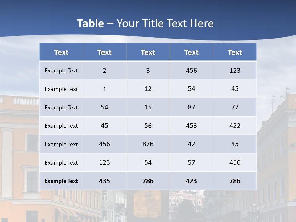 Odessa Summer Day PowerPoint Template