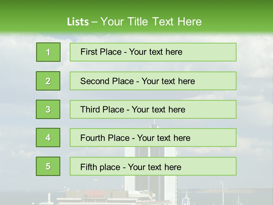 Seaport Water Summer PowerPoint Template