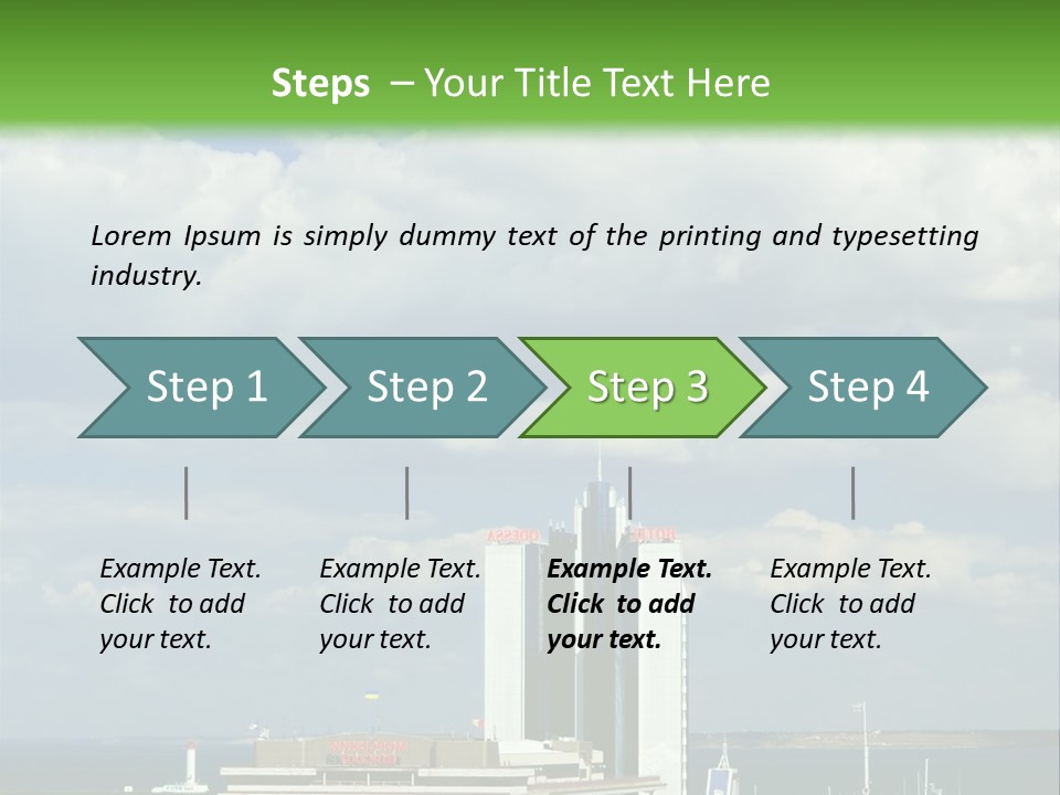 Seaport Water Summer PowerPoint Template