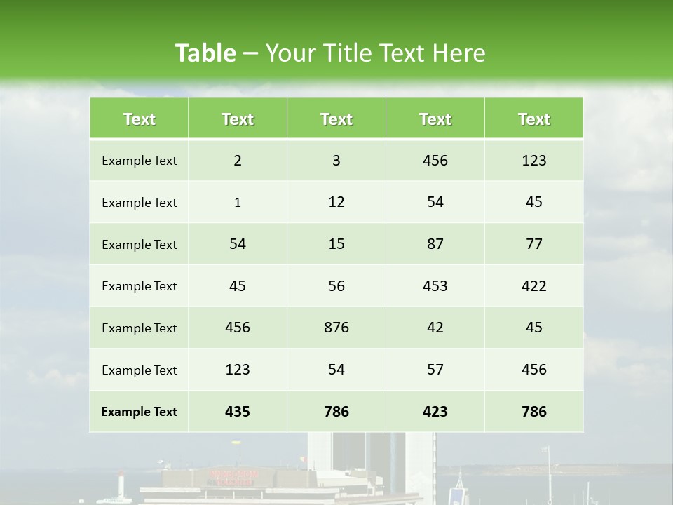 Seaport Water Summer PowerPoint Template