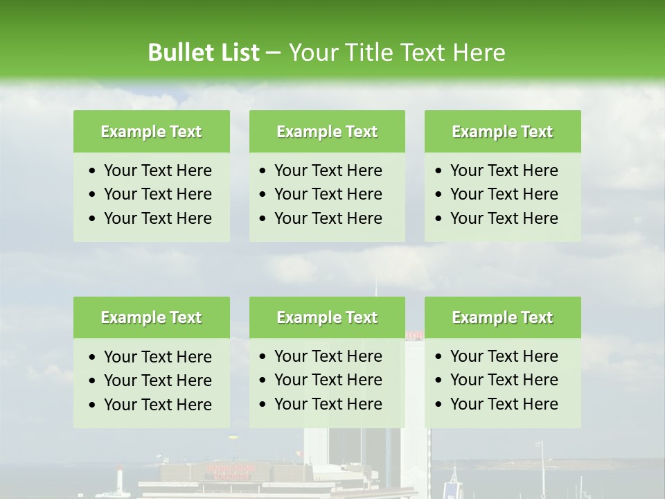 Seaport Water Summer PowerPoint Template