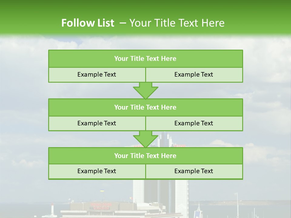 Seaport Water Summer PowerPoint Template