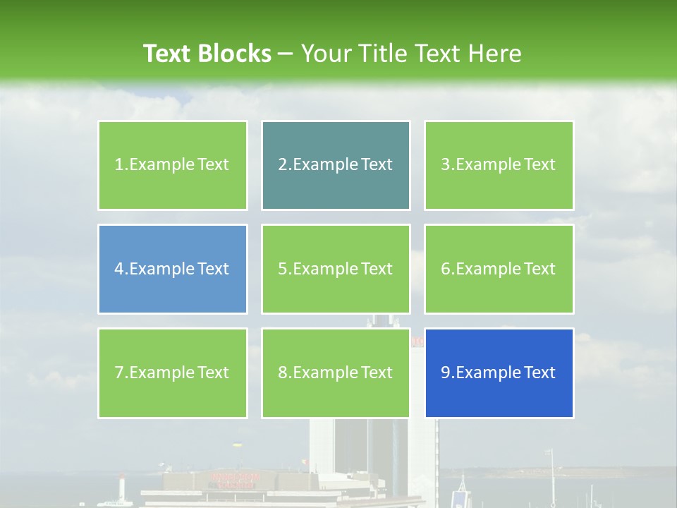 Seaport Water Summer PowerPoint Template