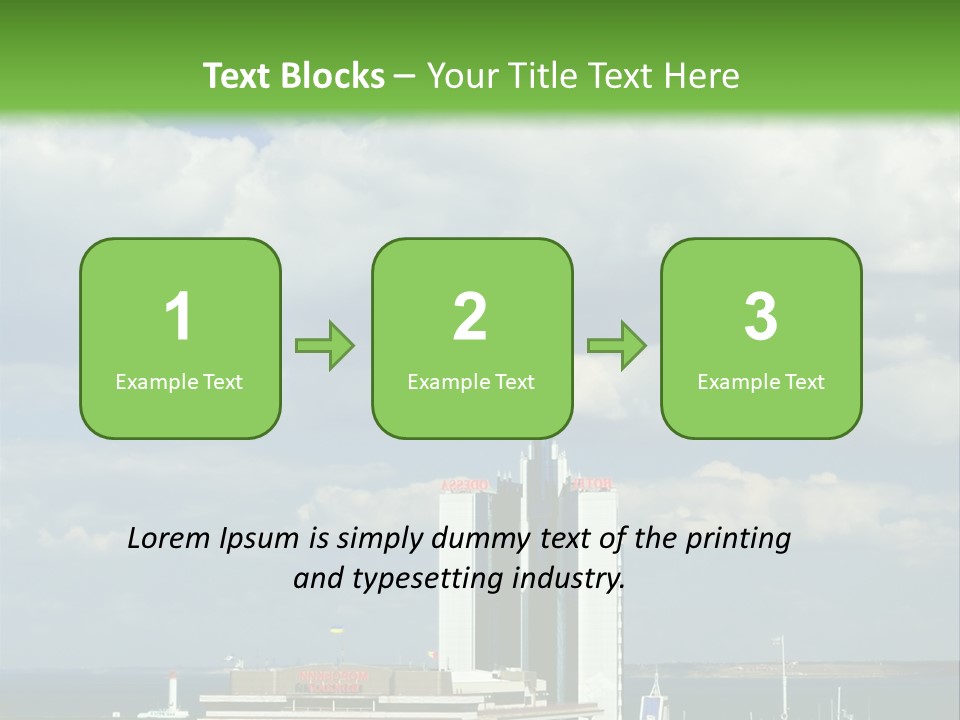 Seaport Water Summer PowerPoint Template