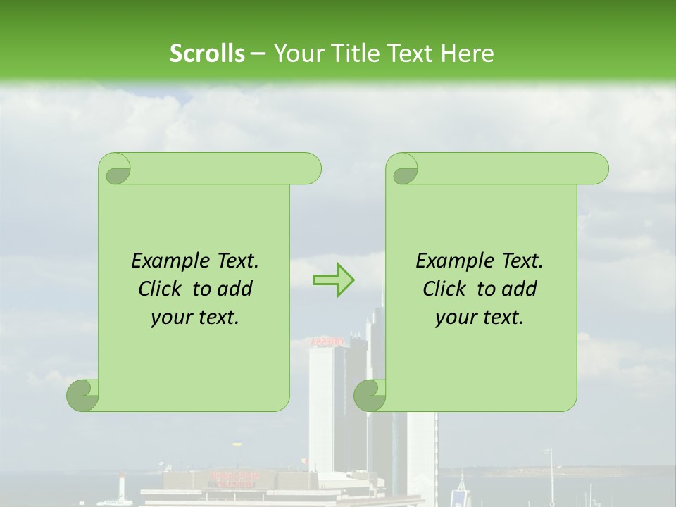 Seaport Water Summer PowerPoint Template
