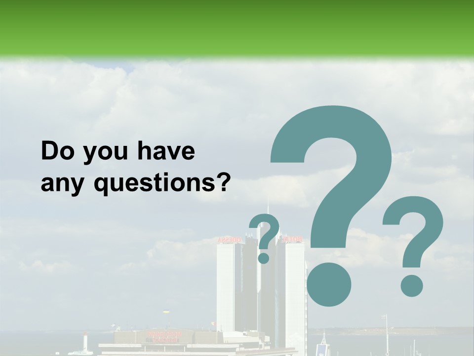 Seaport Water Summer PowerPoint Template