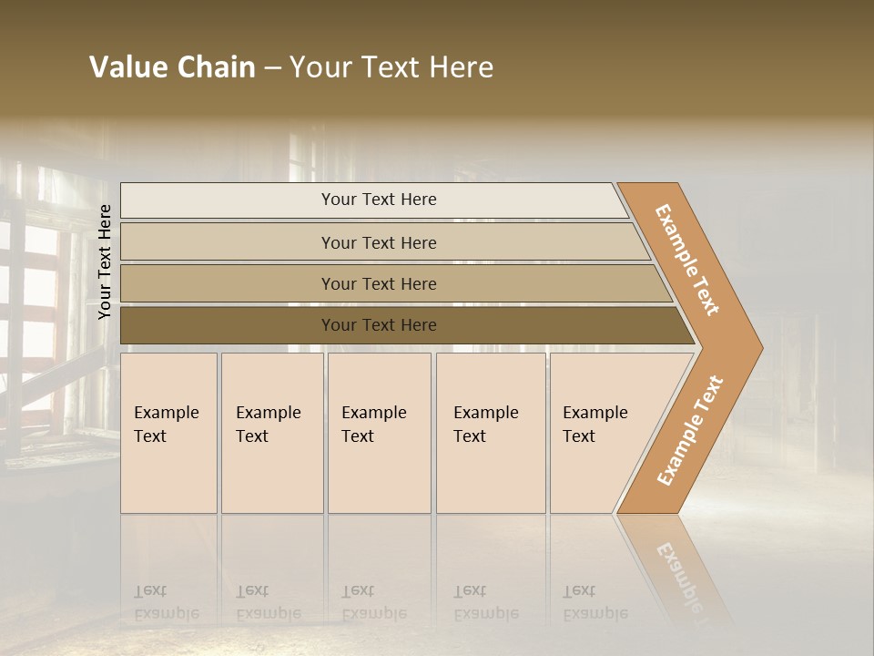 Sonnenstrahlen Vandalismus Raum PowerPoint Template