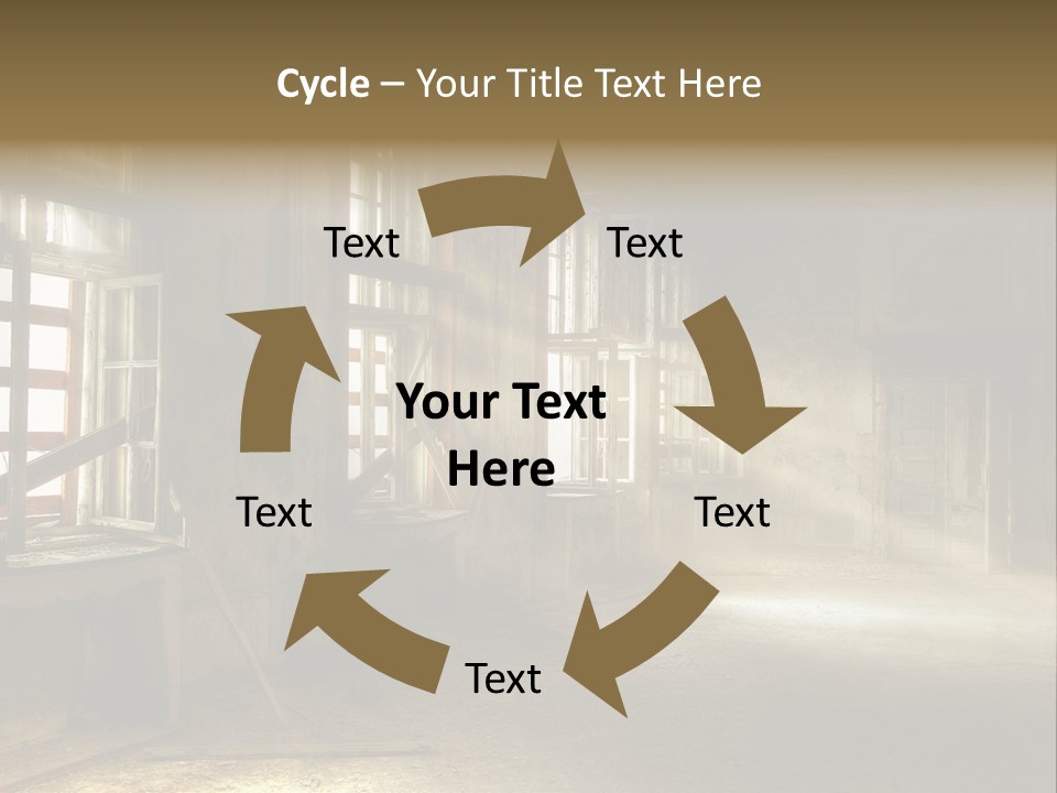 Sonnenstrahlen Vandalismus Raum PowerPoint Template