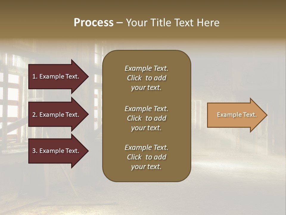Sonnenstrahlen Vandalismus Raum PowerPoint Template