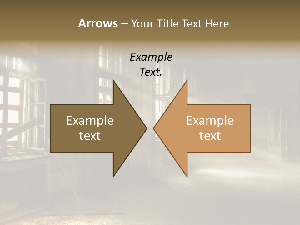 Sonnenstrahlen Vandalismus Raum PowerPoint Template