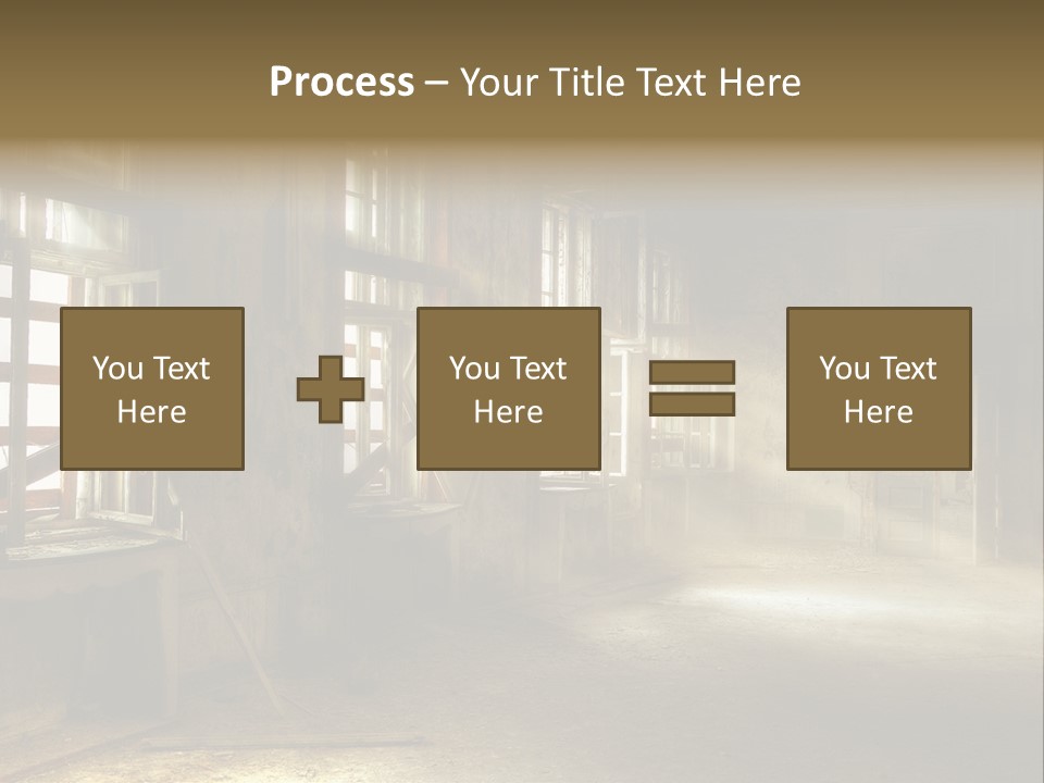 Sonnenstrahlen Vandalismus Raum PowerPoint Template