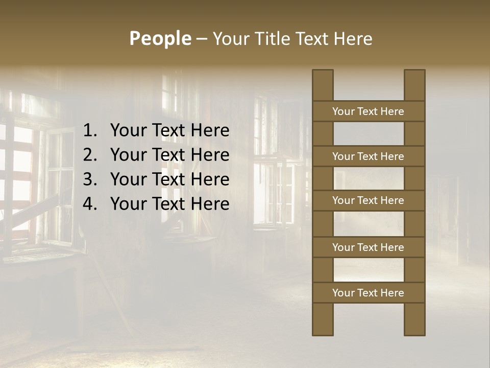 Sonnenstrahlen Vandalismus Raum PowerPoint Template