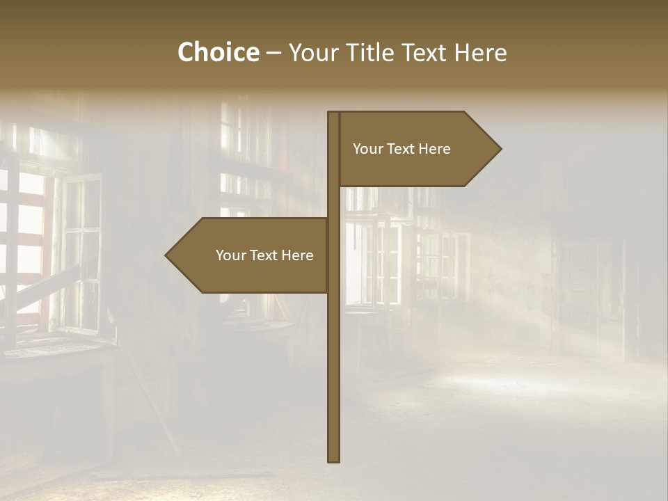 Sonnenstrahlen Vandalismus Raum PowerPoint Template