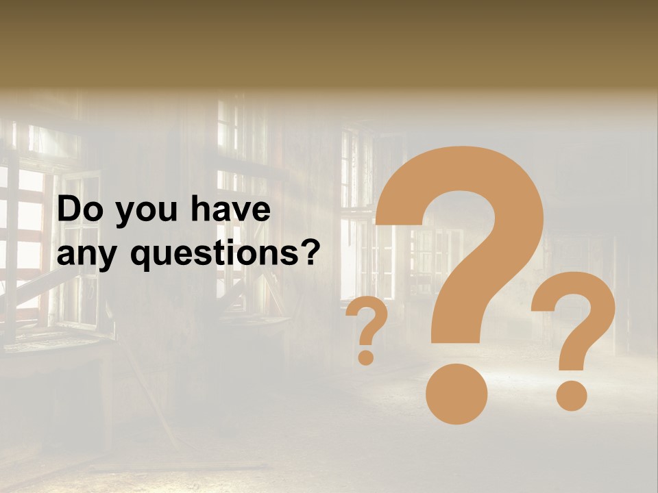 Sonnenstrahlen Vandalismus Raum PowerPoint Template