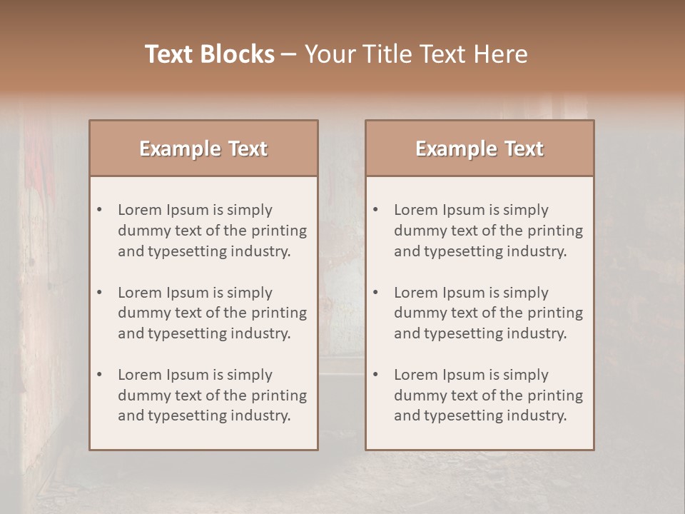 Architektur Baustil Nostalgie PowerPoint Template