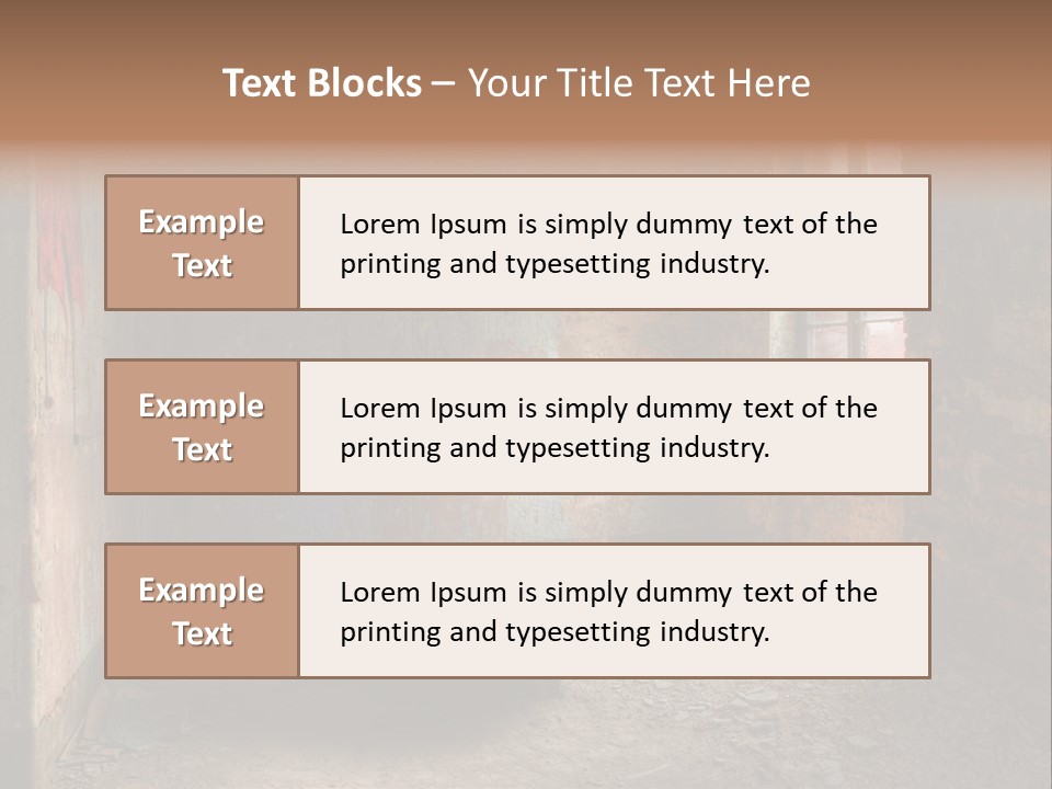 Architektur Baustil Nostalgie PowerPoint Template