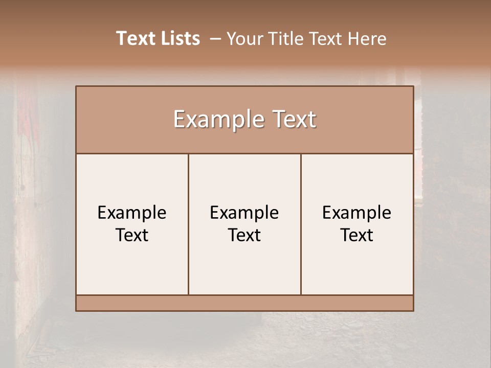 Architektur Baustil Nostalgie PowerPoint Template