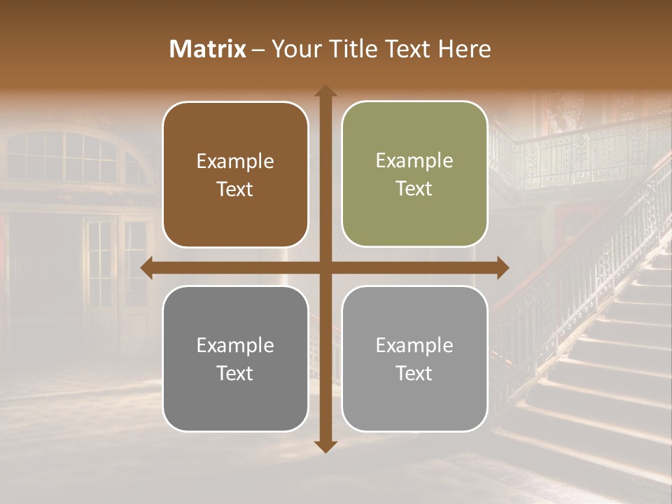 Architektur Location Sonnenstrahlen PowerPoint Template