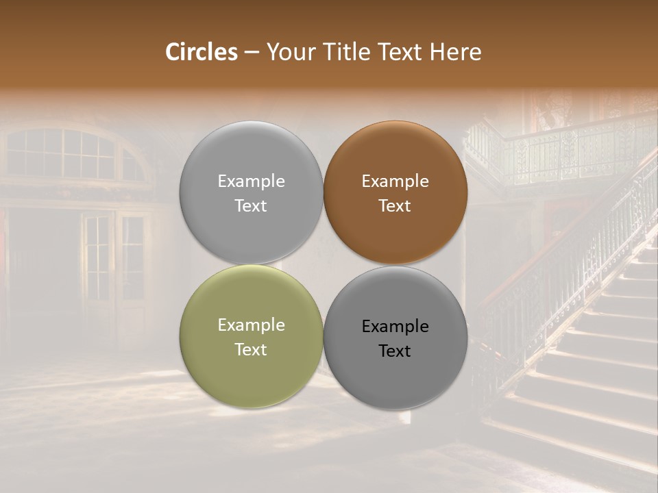 Architektur Location Sonnenstrahlen PowerPoint Template