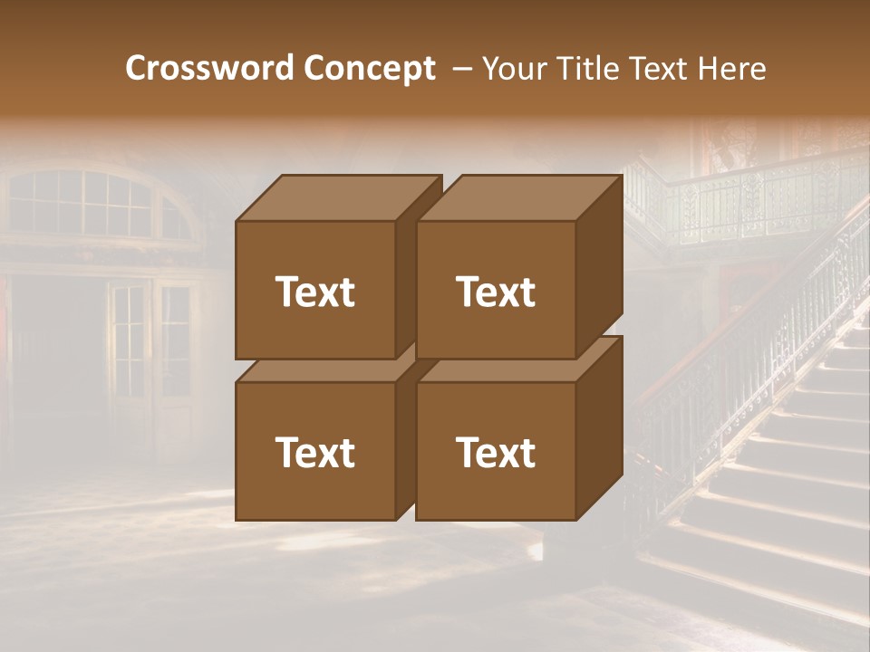 Architektur Location Sonnenstrahlen PowerPoint Template